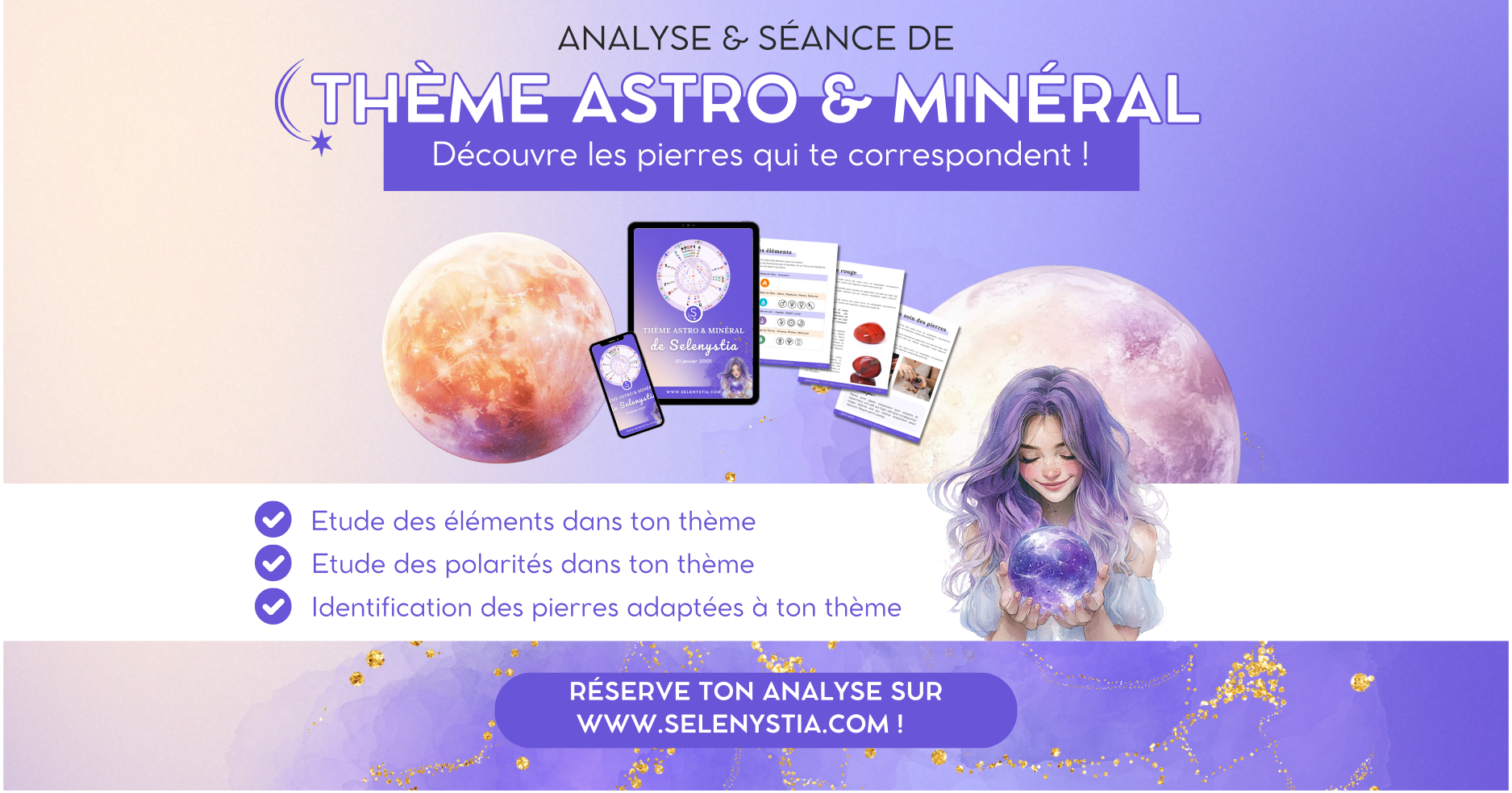 theme astrologie lithothérapie minéral